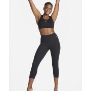 Nike Zenvy Womens Gentle-Support High-Waisted Cropped Leggings DQ6023-010