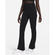 Nike Sportswear Chill Knit Womens Tight High-Waisted Sweater Flared Pants FN4685-010