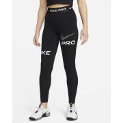 Nike Pro Womens mid-Rise Full-leng_th Graphic Training Leggings DX0080-010