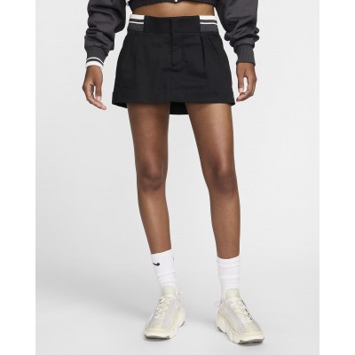 Nike Sportswear Womens Low-Rise Canvas Mini Skirt FN2237-010