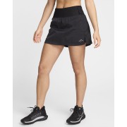 Nike Trail Womens Repel mid-Rise 5 Running Skort with Pockets FN4421-010