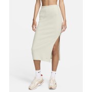 Nike Sportswear Chill Knit Womens Slim Ribbed mi_di Skirt FQ1636-104