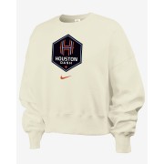 Houston Dash Phoenix Fleece Womens Nike NWSL Crew-Neck Sweatshirt W333027514-HOU
