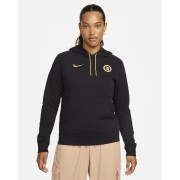 Chelsea FC Essential Womens Nike Fleece Pullover Hoodie DV4702-426