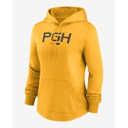 Nike Therma City Connect Pregame (MLB Pittsburgh Pirates) Womens Pullover Hoodie NACV79QPTB-8X7
