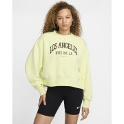 Nike Sportswear Phoenix Fleece Womens Over-Oversized Crew-Neck Graphic Sweatshirt FQ6232-331