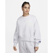Nike Sportswear Womens Over-Oversized Crew-Neck Fleece Sweatshirt FQ7977-051