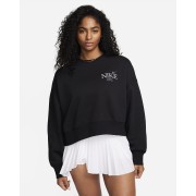 Nike Sportswear Phoenix Fleece Womens Oversized Cropped Crew-Neck Sweatshirt HF4511-010