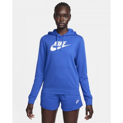 Nike Sportswear Club Fleece Womens Logo Pullover Hoodie DQ5775-480