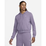 Nike Dri-FIT One Womens Full-Zip French Terry Hoodie FB5198-509