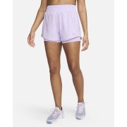 Nike One Womens Dri-FIT High-Waisted 3 2-in-1 Shorts DX6016-512
