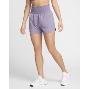 Nike One Womens Dri-FIT Ultra High-Waisted 3 Brief-Lined Shorts DX6642-509