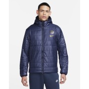 Paris Saint-Germain Mens Nike Fleece-Lined Hooded Jacket DV4821-498