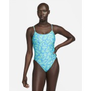 Nike Swim HydraStrong Womens Lace-Up Tie-Back One-Piece Swimsuit NESSD015-380