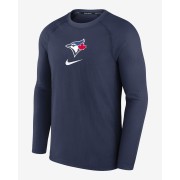 Nike Dri-FIT Game (MLB Toronto Blue Jays) Mens Long-Sleeve T-Shirt NAC1160NTOR-8WD