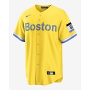 Nike MLB Boston Red Sox City Connect (Trevor Story) Mens Replica Baseball Jersey T770BQCGBQ7-1Z0