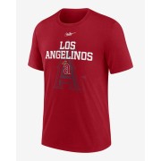 Nike Rewind Retro (MLB California Angels) Mens T-Shirt NJFD62QA93-0QD