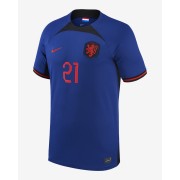Netherlands National Team 2022/23 Stadium Away (Frenkie de Jong) Mens Nike Dri-FIT Soccer Jersey FN5132840-NED