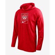 Canada Mens Nike Soccer Long-Sleeve Hooded T-Shirt M121736255-CAN