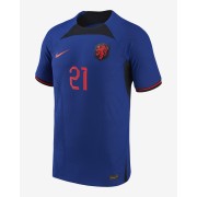Netherlands National Team 2022/23 Vapor Match Away (Frenkie de Jong) Mens Nike Dri-FIT ADV Soccer Jersey FN5132837-NED