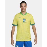 Brazil 2024 Stadium Home Mens Nike Dri-FIT Soccer Replica Jersey FJ4284-706