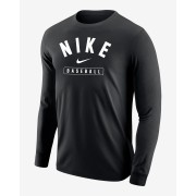 Nike Baseball Mens Long-Sleeve T-Shirt M12333P333-BLK