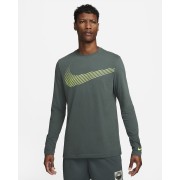 Nike Mens Dri-FIT Long-Sleeve Fitness T-Shirt FQ3883-338
