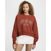 Nike Sportswear Phoenix Fleece Womens Over-Oversized Crew-Neck Graphic Sweatshirt FQ6234-832