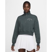 Nike Sportswear Phoenix Fleece Womens 1/2-Zip Cropped Sweatshirt HJ6524-338
