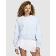 Nike Sportswear Phoenix Fleece Womens Over-Oversized Crew-Neck Graphic Sweatshirt FQ6232-423