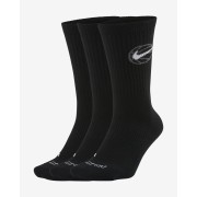 Nike Everyday Crew Basketball Socks (3 Pair) DA2123-010
