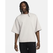 Nike Sportswear Tech Fleece Reimagined Mens Oversized Short-Sleeve Sweatshirt FB8165-012