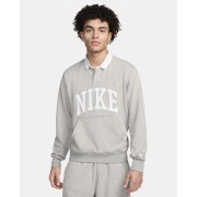 Nike Club Fleece Mens Long-Sleeve Fleece Polo FN3112-063