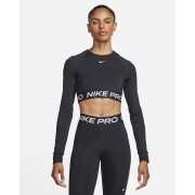 Nike Pro Womens Dri-FIT Cropped Long-Sleeve Top FV5484-010