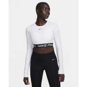 Nike Pro Womens Dri-FIT Cropped Long-Sleeve Top FV5484-100