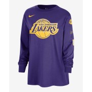Los Angeles Lakers Essential Womens Nike NBA Long-Sleeve T-Shirt FQ6665-504