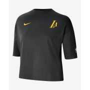 Los Angeles Lakers 2023/24 City Edition Womens Nike NBA Courtside Boxy T-Shirt FN2113-010