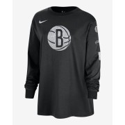 Brooklyn Nets Essential Womens Nike NBA Long-Sleeve T-Shirt FQ6660-010