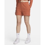 Nike Sportswear Chill Knit Womens High-Waisted Slim 3 Ribbed Shorts FN3674-825