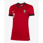 Cristiano Ronaldo Portugal National Team 2024 Stadium Home Womens Nike Dri-FIT Soccer Jersey N201351108-FPF