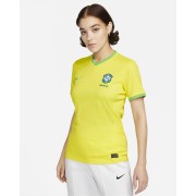 Brazil 2023 Stadium Home Womens Nike Dri-FIT Soccer Jersey DR3989-740