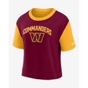 Nike Fashion (NFL Washington Commanders) Womens High-Hip T-Shirt NKZZ011K9E-06V