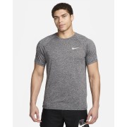 Nike Mens Heathered Short-Sleeve Hydroguard Swim Shirt NESSA589-001