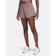 Nike One Womens Dri-FIT mi_d-Rise 3 Brief-Lined Shorts DX6010-208