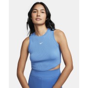 Nike Sportswear Chill Knit Womens Tight Cropped Mini-Rib Tank Top FB8279-402