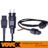 [해외] VOVOX Power Cable Initio 전원 케이블 220v (Schuko->IEC) 1m