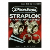 DUNLOP Dual Design Strap Lock Nickel 던롭 듀얼 디자인 기타 베이스 스트랩 락 니켈 (SLS1031N)