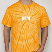 NATY (나티) - Original Logo Tie-Dye 티셔츠 [골드/반팔]