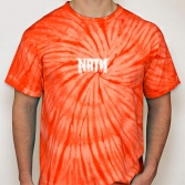 NATY (나티) - Original Logo Tie-Dye 티셔츠 [오렌지/반팔]
