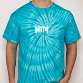 NATY (나티) - Original Logo Tie-Dye 티셔츠 [터쿼이즈/반팔]